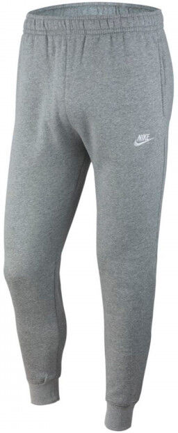 Nike - Pantalón largo Sportswear Club Jogger, Hombre, Dark Grey Heather-Matte Silver-White, S