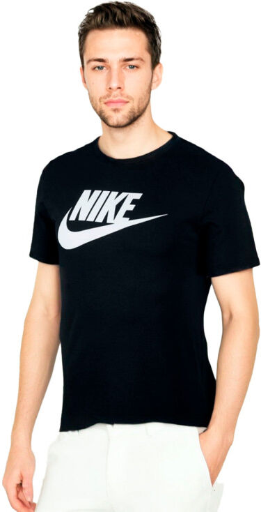 Nike - Camiseta Sportswear Icon Futura, Hombre, Black-White, L