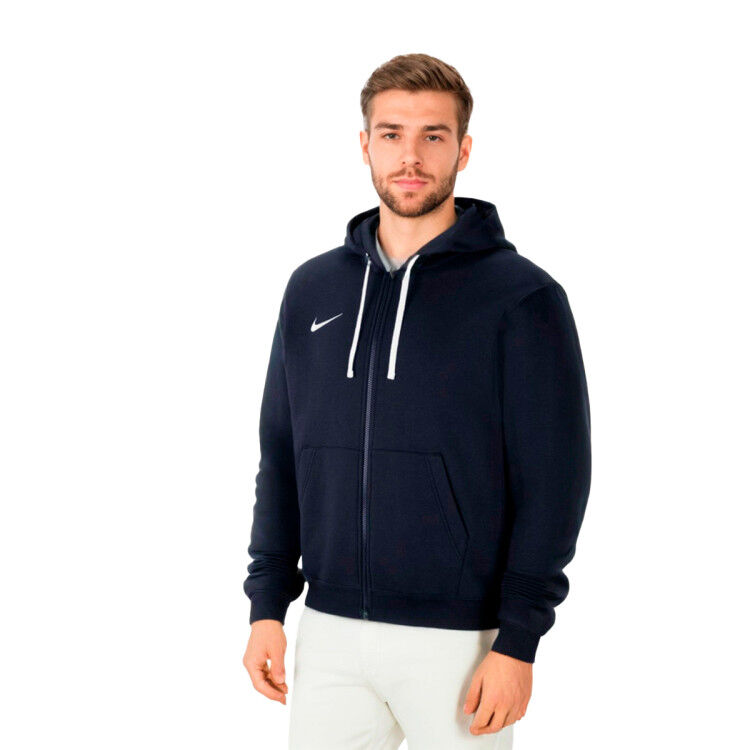 Nike - Chaqueta con capucha Park 20 Fleece, Hombre, Obsidian-White, S