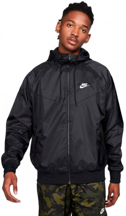 Nike - Chaqueta Sportswear Windrunner Hoodie, Hombre, Black, XL