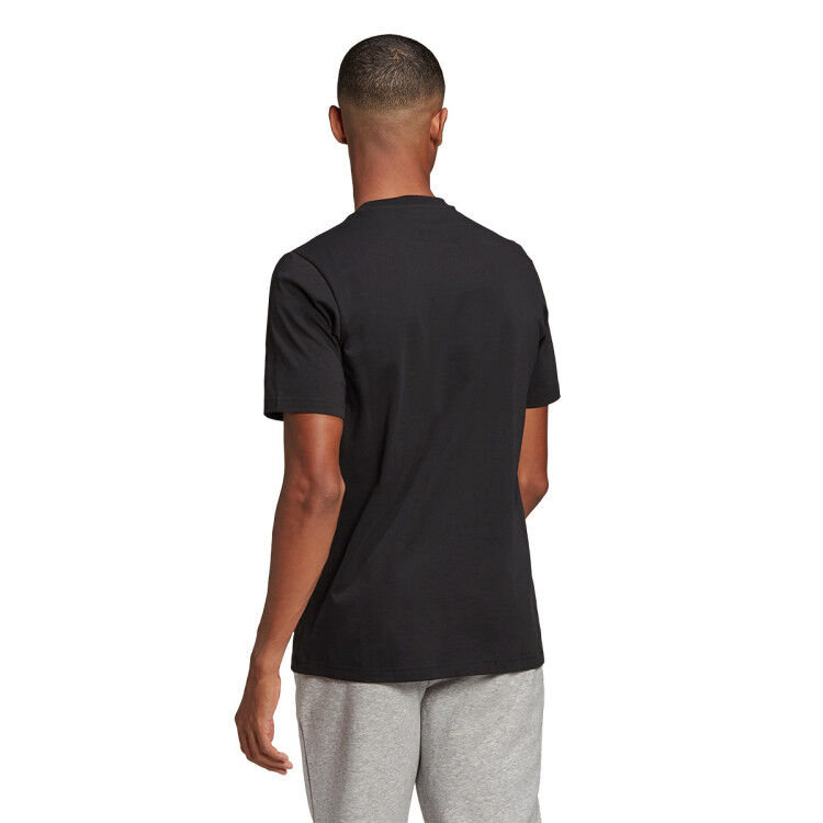 Adidas - Camiseta Essentials Big Logo, Hombre, Black-White, M
