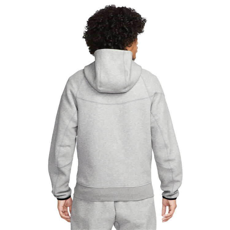 Nike - Chaqueta Sportswear Tech Fleece Hoodie, Hombre, Grey Heather-Black, M