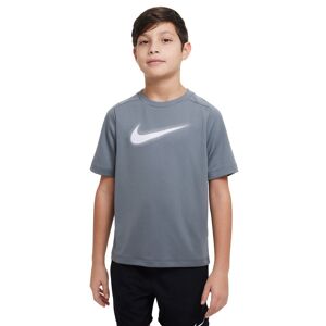 Nike - Camiseta Dri-Fit Multi Niño, Unisex, Smoke Grey-WHite, S