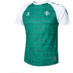 Hummel - Camiseta Real Betis Pre-Match 2023-2024 Niño, Unisex, Jelly Bean-White, 128 cm