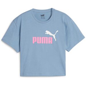 Puma - Camiseta Logo Cropped Niño, Unisex, Black-No.1, 164 cm