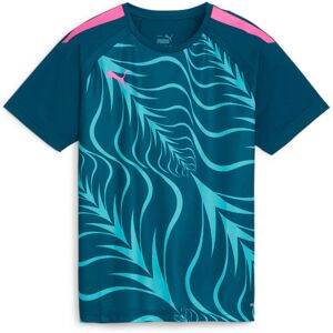 Puma - Camiseta Individual Liga Graphic Niño, Unisex, Ocean Tropic-Poison Pink, 176 cm