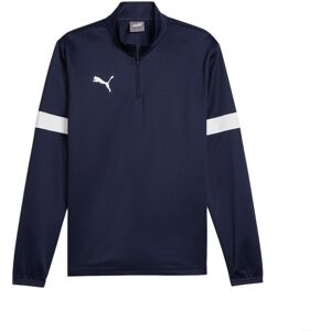 Puma - Sudadera Individual Rise Niño, Unisex, Navy-White, 152 cm