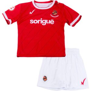 CGT - Conjunto Club Gimnàstic de Tarragona Primera Equipación 2023-2024 Bebé, Unisex, Red-White, 18-24 meses