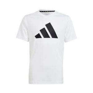 Adidas - Camiseta Training Essentials Logo Niño, Unisex, White-Black, 176 cm