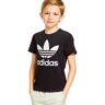 Adidas - Camiseta Adicolor Niño, Unisex, Black-White, 164 cm