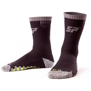 SP Fútbol - Calcetines Grip (1 Par), Unisex, Negro, 46-49