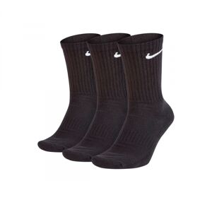 Nike - Calcetines Everyday Cushioned (3 Pares), Unisex, Black, XL