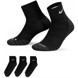 Nike - Calcetines Everyday Max Cushioned (3 Pares), Unisex, Black-Anthracite-White, S