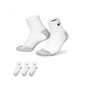 Nike - Calcetines Everyday Max Cushioned (3 Pares), Unisex, White-Wolf Grey-Black, XL