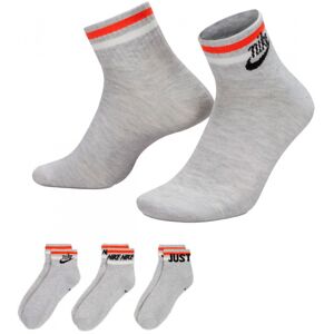 Nike - Calcetines Everyday Essential Ankle (3 Pares), Unisex, White, L