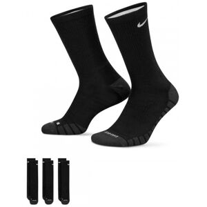 Nike - Calcetines Everyday Max Cushioned (3 Pares), Unisex, Black-Anthracite-White, S