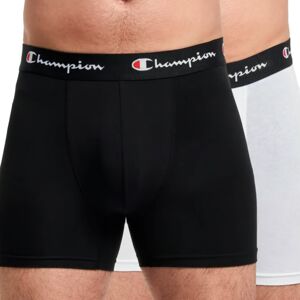 Champion - Calzón 2 Pack Trunk Short, Hombre, White, S