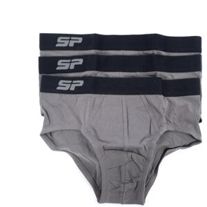 SP Fútbol - Slip Valor (Pack 3 units), Hombre, Grey, S