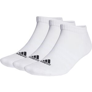 Adidas - Calcetines Cushion Low (3 Pares), Unisex, White, S