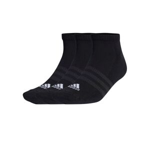 Adidas - Calcetines Cushion Low (3 Pares), Unisex, Black, XL