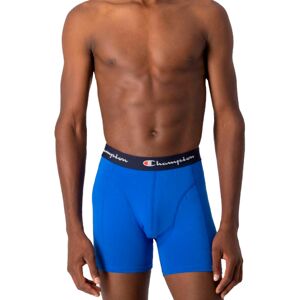 Champion - Calzón 2 Pack Boxer, Hombre, Black/Blue, XL