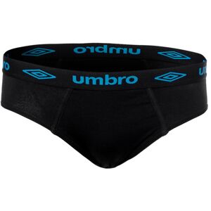 Umbro - Calzón Slip Cotton, Hombre, Black - Blue, S