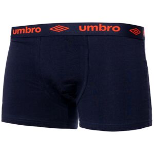 Umbro - Calzón Boxer Cotton, Hombre, Navy - Dark Orange, XL