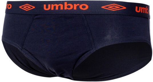 Umbro - Calzón Slip Cotton, Hombre, Navy - Dark Orange, M