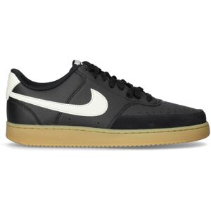 Nike - Zapatilla Court Vision Low, Hombre, Black-Sail-Gum Lt Brown, 10 USA Nike - Zapatilla Court Vision Low, Hombre, Black-Sail-Gum Lt Brown, 10 USA