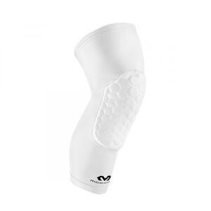 McDavid - Rodillera Hex Tuf para Pierna, Unisex, Blanco, M