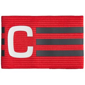 Adidas - Brazalete Capitán Armband, Unisex, Scarlet-Dark Grey-White