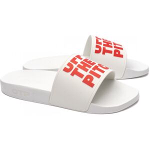 Off The Pitch - Chanclas Slide-Off, Unisex, Blanco, 40