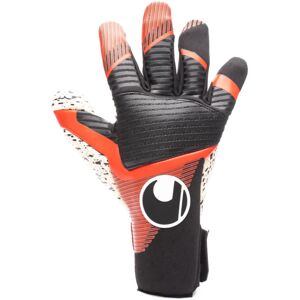 Uhlsport - Guantes de portero Powerline Supergrip+ Reflex, Unisex, Black-Red-White, 8