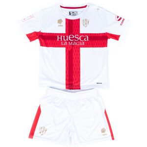 Soka - Conjunto SD Huesca Segunda Equipación Bebé 2023-2024, Unisex, White-Red-Gold Metallic, 18-24 meses