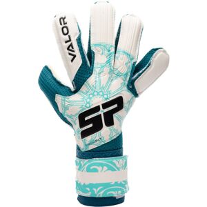 SP Fútbol - Guantes de portero Valor Base Protect, Unisex, White-Mint, 9,5