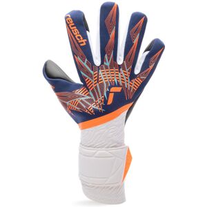 Reusch - Guantes de portero Pure Contact Gold, Unisex, Premium blue-Electric orange-Black, 9