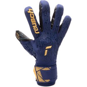 Reusch - Guantes de portero Attrakt Freegel Fusion Goaliator, Unisex, Premium blue-Gold-Black, 8,5