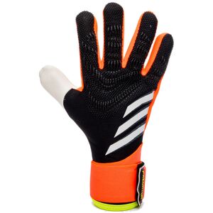 Adidas - Guantes de portero Predator Competition, Unisex, Black-Solar red-Solar yellow, 8