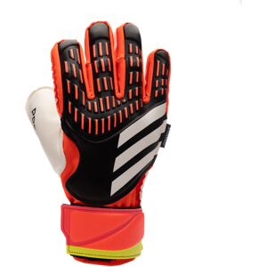 Adidas - Guantes de portero Predator Match Fingersave Niño, Unisex, Black-Solar red-Solar yellow, 4