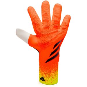 Adidas - Guantes de portero Predator Pro, Unisex, Solar red-Solar yellow-Black, 9,5