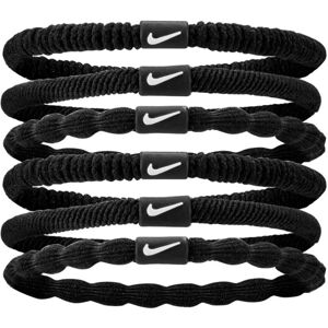 Nike - Cinta del pelo Flex (6 Unidades), Unisex, Black-White