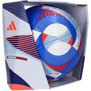 Adidas - Balón Oficial Juego Olímpicos París 2024 Pro, Unisex, White-Solar red-Clear sky-Team royal blue, 5