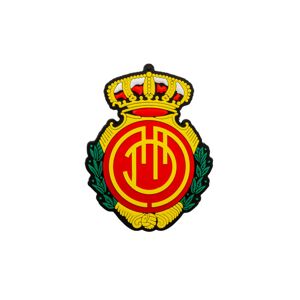 RCDM - Imán RCD Mallorca Escudo PVC, Unisex, Rojo