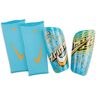 Nike - Espinillera Mercurial Lite Kylian Mbappé, Unisex, Baltic Blue-Sundial, XL