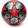 Adidas - Balón Club Champions League 2023-2024 Knockout, Unisex, Silver Met.-Solar Red-Black, 5