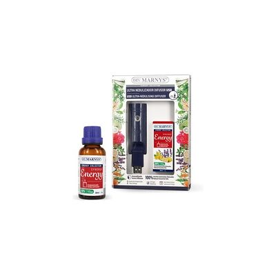 Combo USB Ultra Nebulizador + Synergy Energy USB + 30 ml - MARNYS® Combo USB Ultra Nebulizador + Synergy Energy USB + 30 ml - MARNYS®