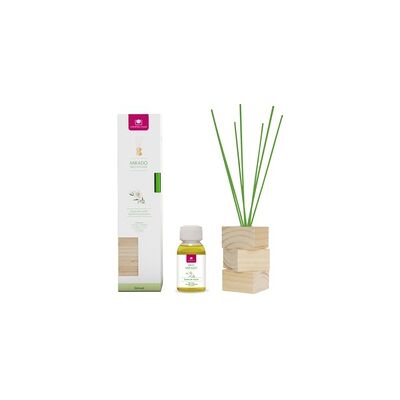 Kit completo natural wood dama de noche cañas + esencia + base de madera 2 unidades - Cristalinas Kit completo natural wood dama de noche cañas + esencia + base de madera 2 unidades - Cristalinas