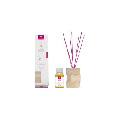 Kit completo natural wood cerezo en flor cañas + esencia + base de madera 2 unidades - Cristalinas Kit completo natural wood cerezo en flor cañas + esencia + base de madera 2 unidades - Cristalinas