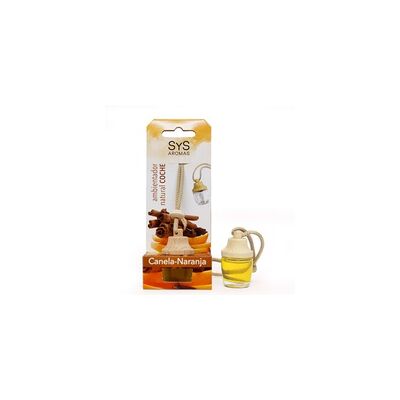 5 x Ambientador de Canela y Naranja para Coche 7 ml - Laboratorio SYS 5 x Ambientador de Canela y Naranja para Coche 7 ml - Laboratorio SYS
