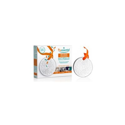 Difusor Cerámica Medallon 1 unidad - Puressentiel Difusor Cerámica Medallon 1 unidad - Puressentiel